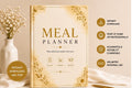 Premium Meal Planner | Printable PDF | Digital Weekly Meal Planner | Goodnotes & Notability Compatible