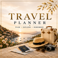 Luxury Travel Planner | Printable PDF | Instant Download