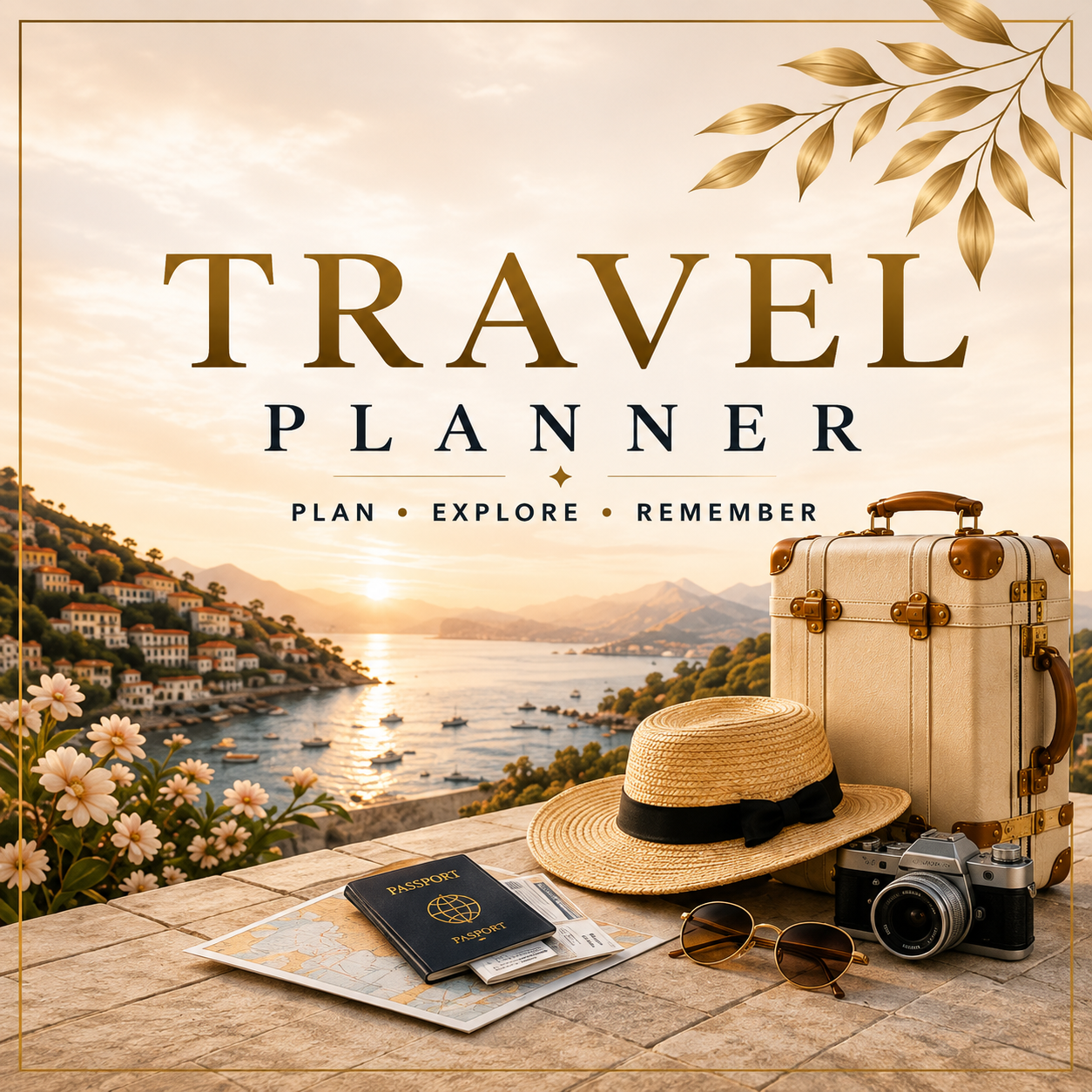 Luxury Travel Planner | Printable PDF | Instant Download