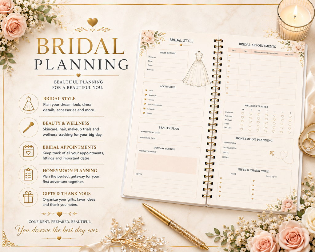 Ultimate Wedding Planner | Printable Wedding Binder | Digital Wedding Planner PDF | Wedding Organizer | Wedding Checklist | Instant Download